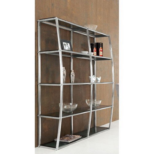 霧面不銹鋼展示架在現(xiàn)代商業(yè)與交通場(chǎng)景中的多樣化應(yīng)用