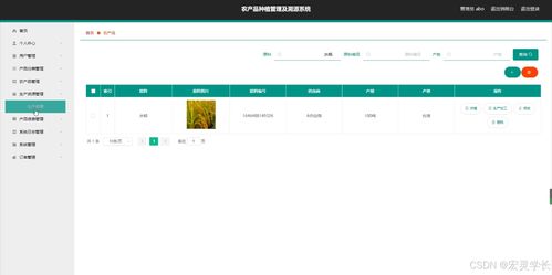 Java計算機畢業設計 農產品種植管理及溯源系統——開題、程序、論文與圖文設計制作指南